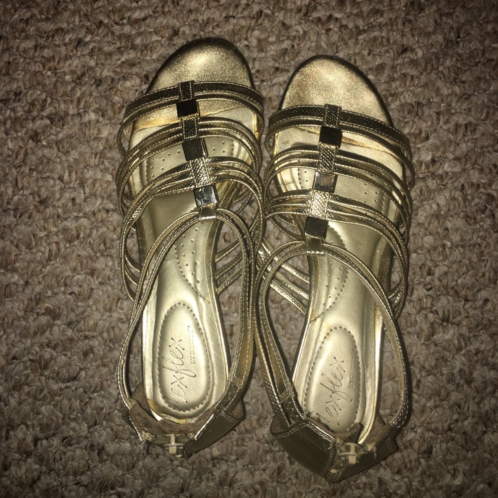 Gold Sandals